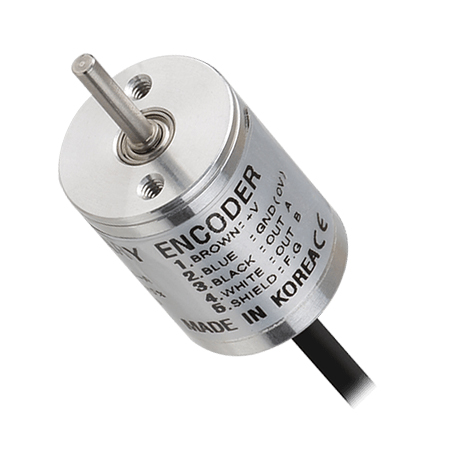 Rotary encoder used for motion and position feedback in industrial systems