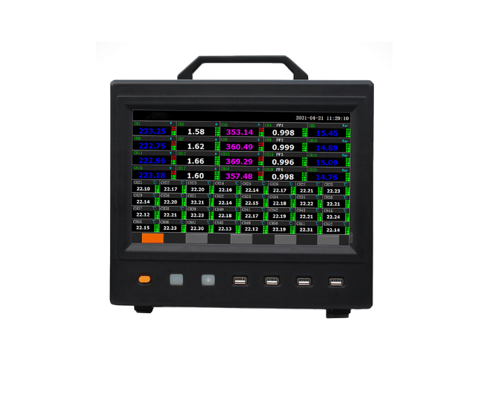 Analog temperature chart recorder used for environmental monitoring