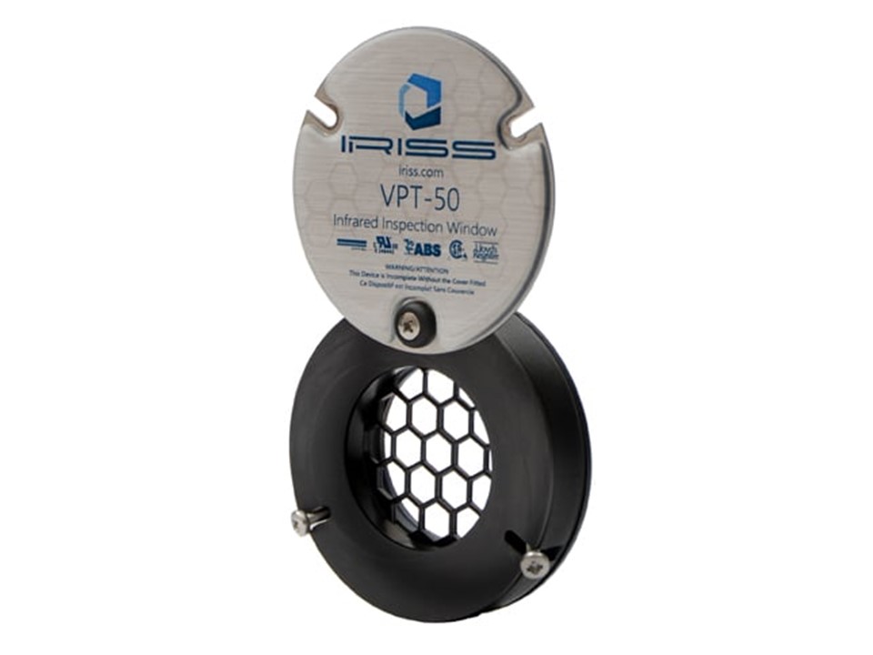 工業設備用紅外窗口檢定與溫度量測應用示意