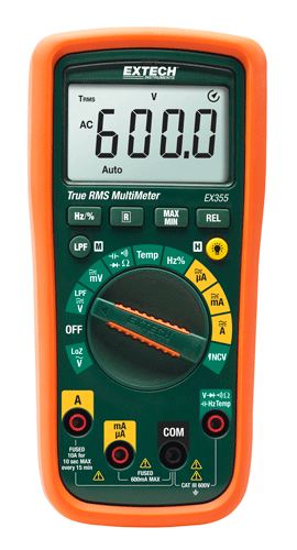 So sánh kỹ thuật giữa Đồng hồ vạn năng EXTECH EX355 và KYORITSU 1009