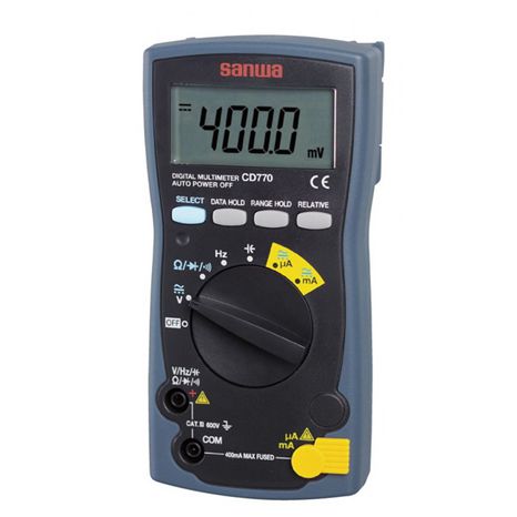 So sánh kỹ thuật đồng hồ vạn năng SANWA CD770 và KYORITSU 1009